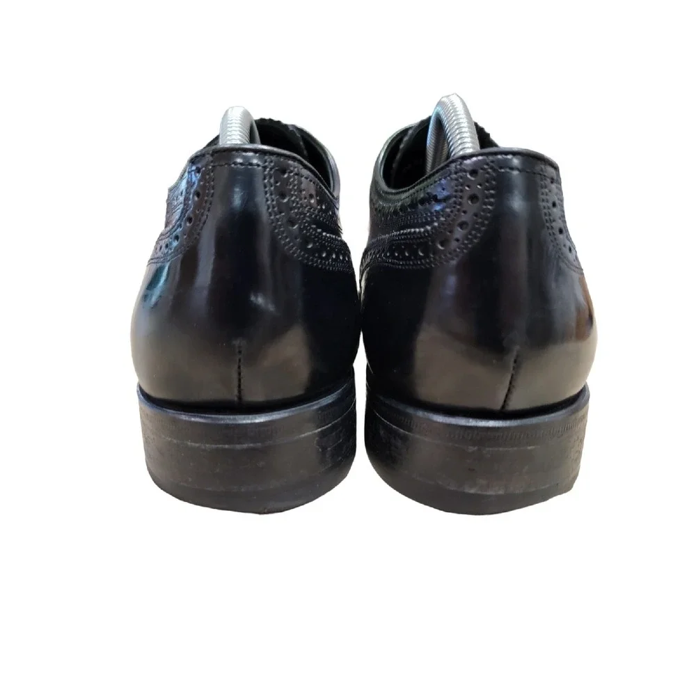 Florsheim Men's Lexington‎ Oxford Wingtip Brogue Dress Shoe Black Sz 9.5 3E